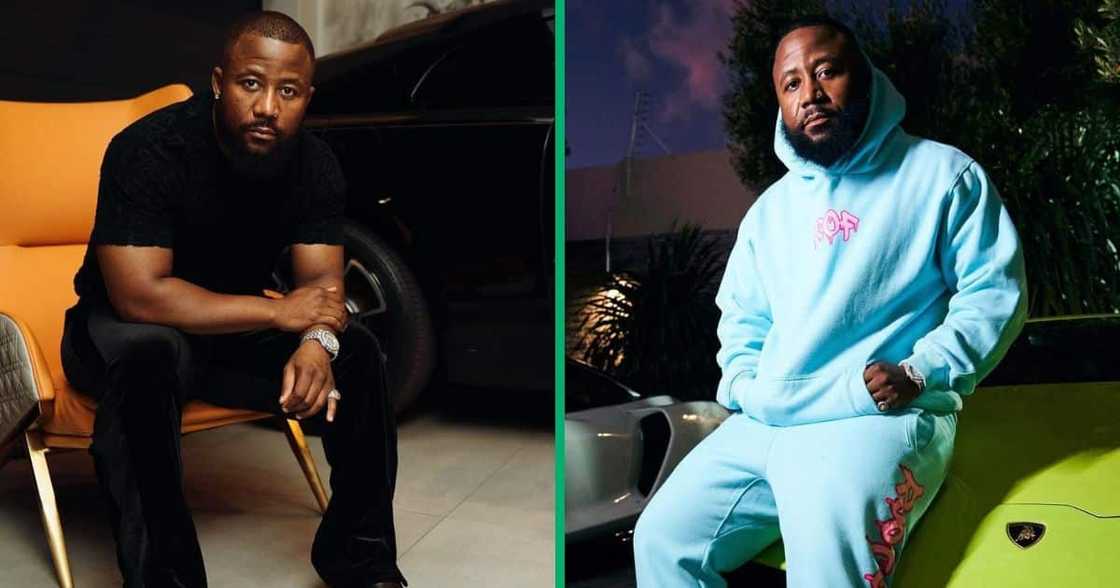 Cassper Nyovest was baptised in a pool Cassper Nyovest was baptised in a pool