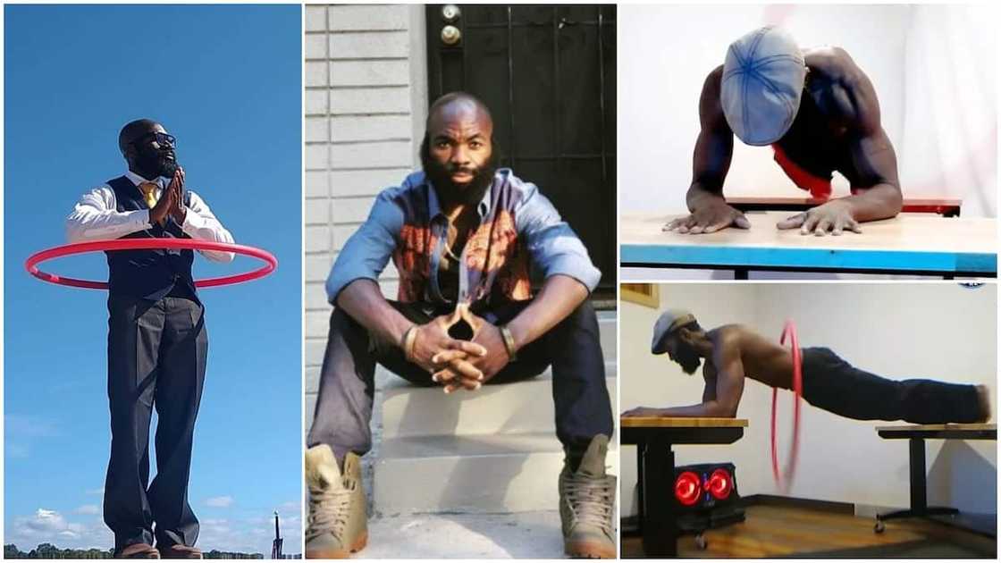 Nigerian man breaks Guiness World Records with his special hola hopping exercise Nigerian man breaks Guiness World Records with his special hola hopping exercise