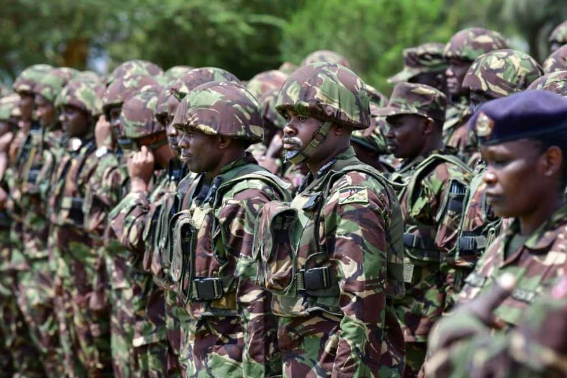 Kenyan troops are part of a planned East African force aimed at stabilising eastern DR Congo Kenyan troops are part of a planned East African force aimed at stabilising eastern DR Congo