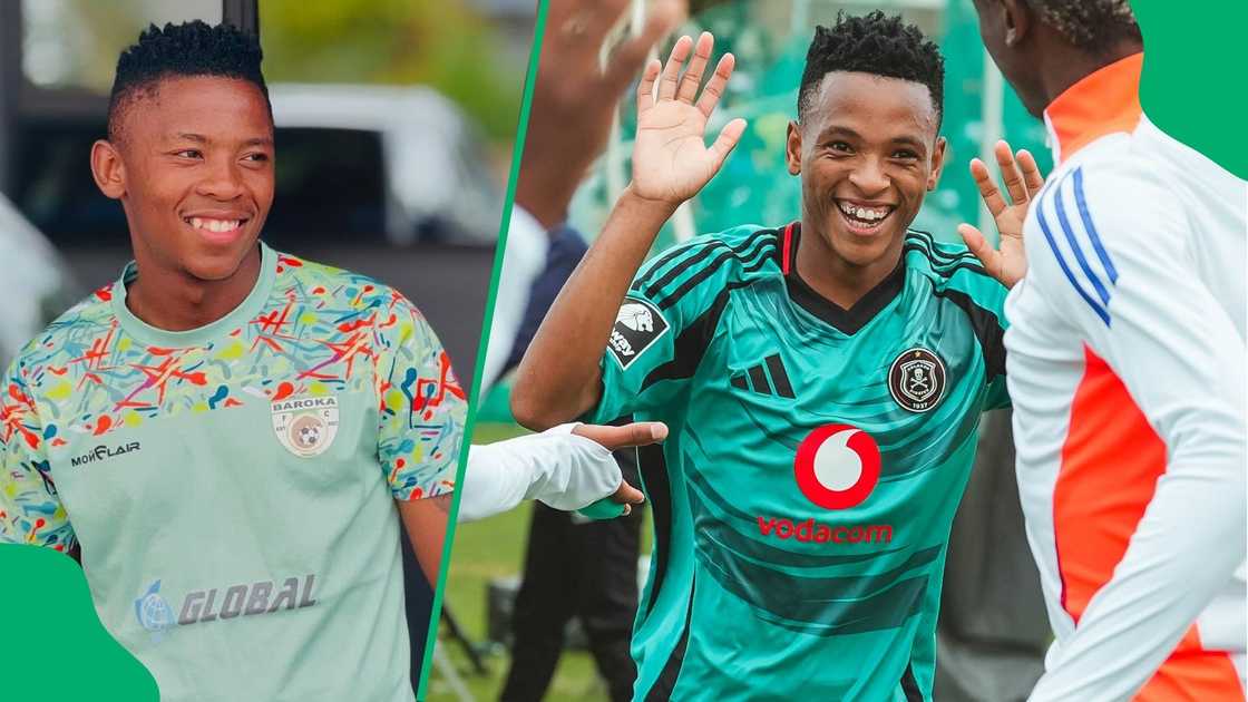 Kabelo Mgositsile is told to follow int he footsteps of Orlando Pirates star Relebohile Mofokeng. Kabelo Mgositsile is told to follow int he footsteps of Orlando Pirates star Relebohile Mofokeng.