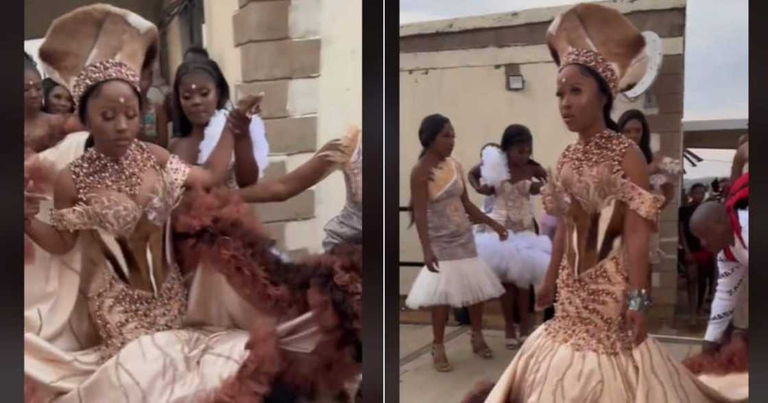 Zulu isnpired wedding dress goes TikTok viral Zulu isnpired wedding dress goes TikTok viral