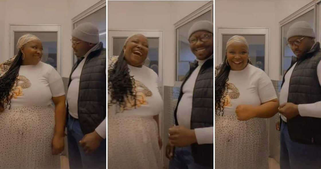 A TikTok couple did the robot challenge A TikTok couple did the robot challenge