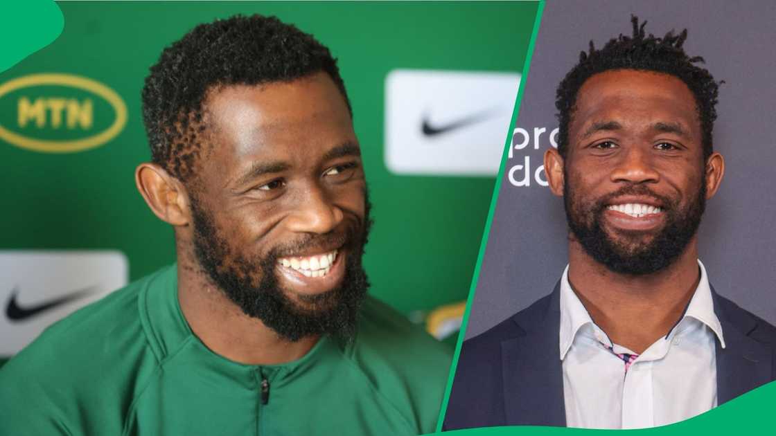 Siya Kolisi visited a children's home to give gifts for Christmas.