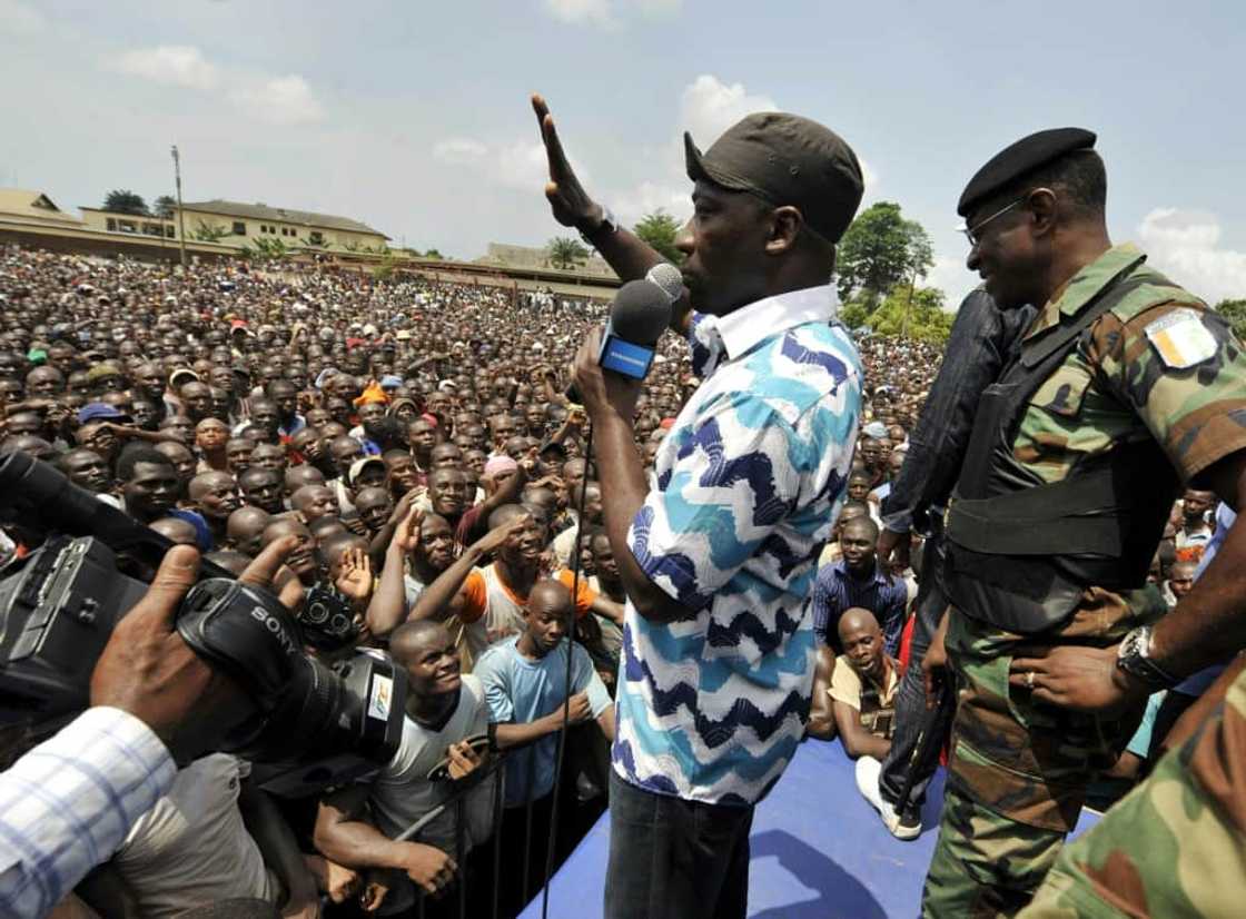 Charles Ble Goude hads led the pro-Gbagbo nationalist movement of Young Patriots