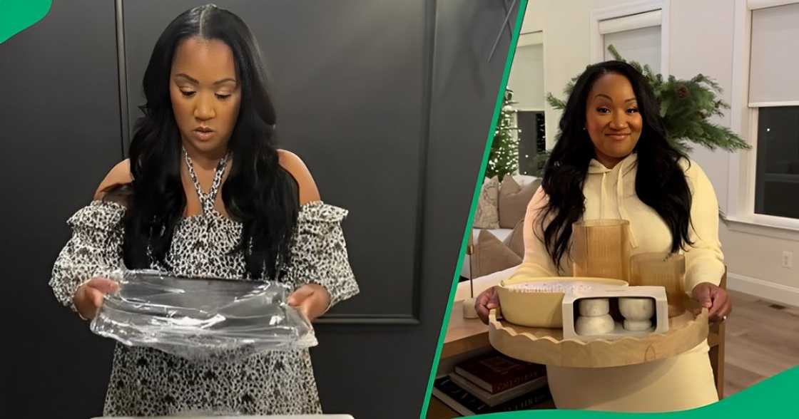 Social media users impressed with woman's home theatre Social media users impressed with woman's home theatre