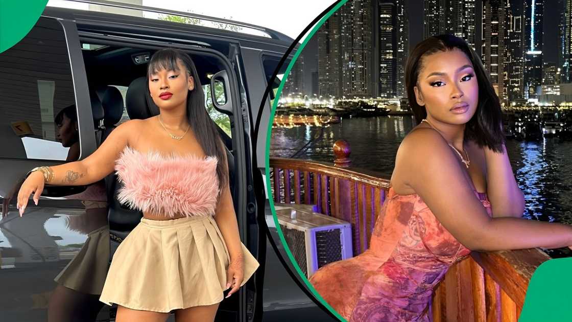 Cyan Boujee showed off her body post surgery. Cyan Boujee showed off her body post surgery.