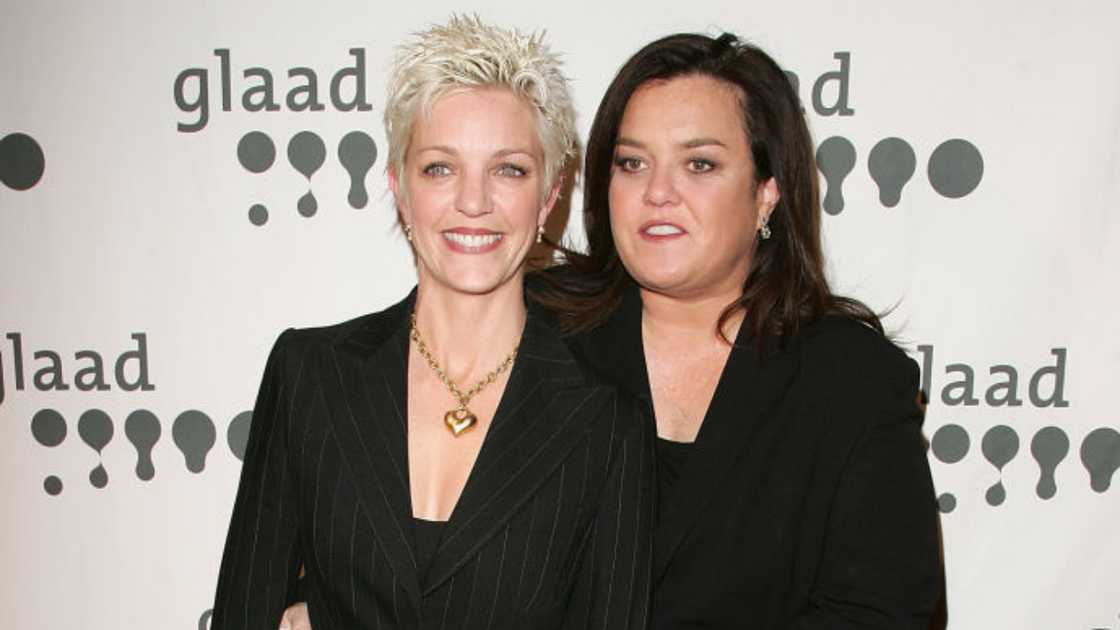 Rosie O’Donnell and Kelli Carpenter O'Donnell in New York City.
