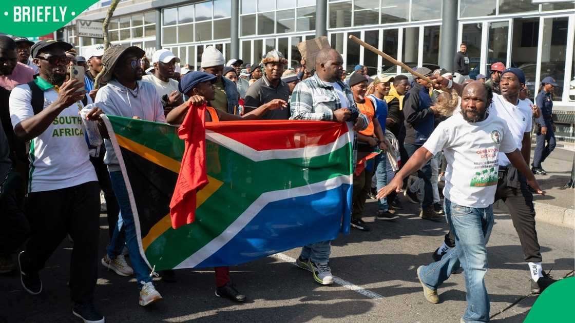 Demonstrations have been held across the country against illegal immigrants