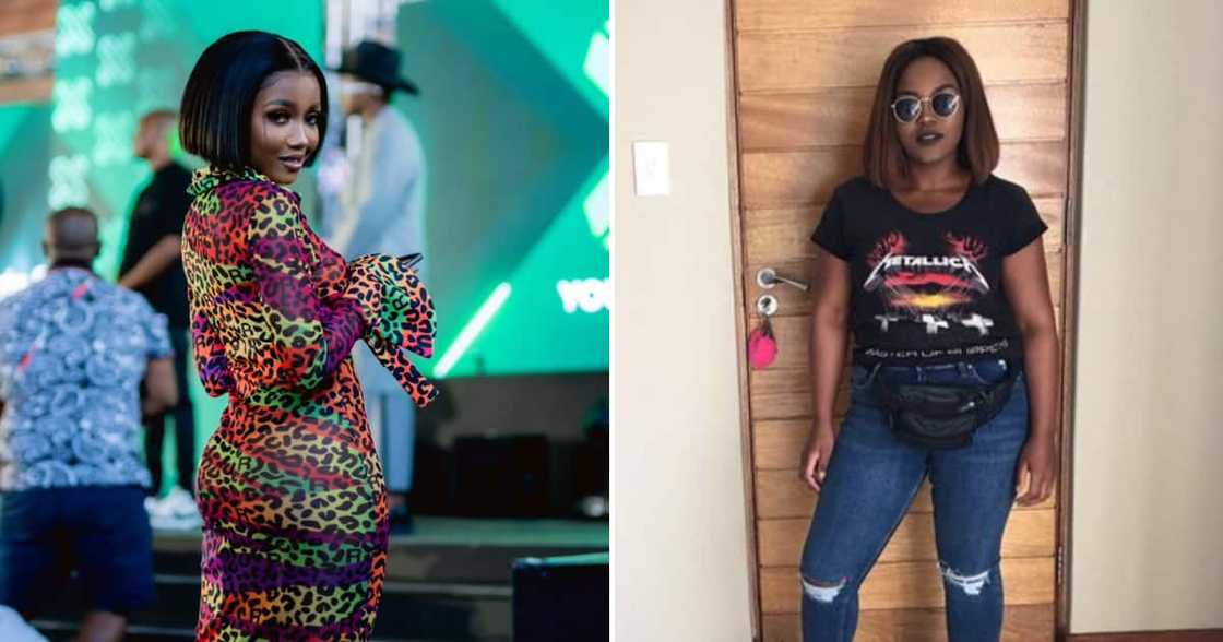 Twitter user Nomvelo Makhanya and her missing friend Twitter user Nomvelo Makhanya and her missing friend