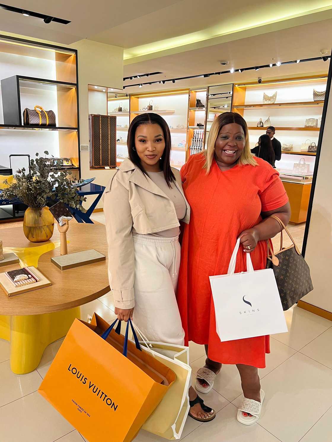 Some felt that paying almost R100K for a pair of shoes and a bag was a bit much, while others said people should leave her alone