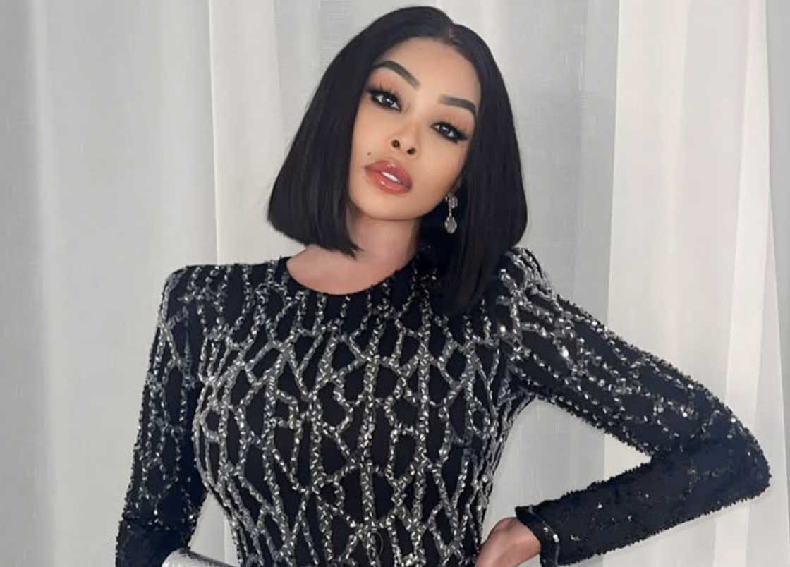 Khanyi Mbau shared a post-surgery update Khanyi Mbau shared a post-surgery update