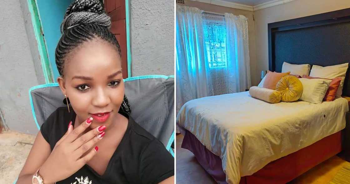 The Free State woman received compliments for how lovely her bedroom looked The Free State woman received compliments for how lovely her bedroom looked