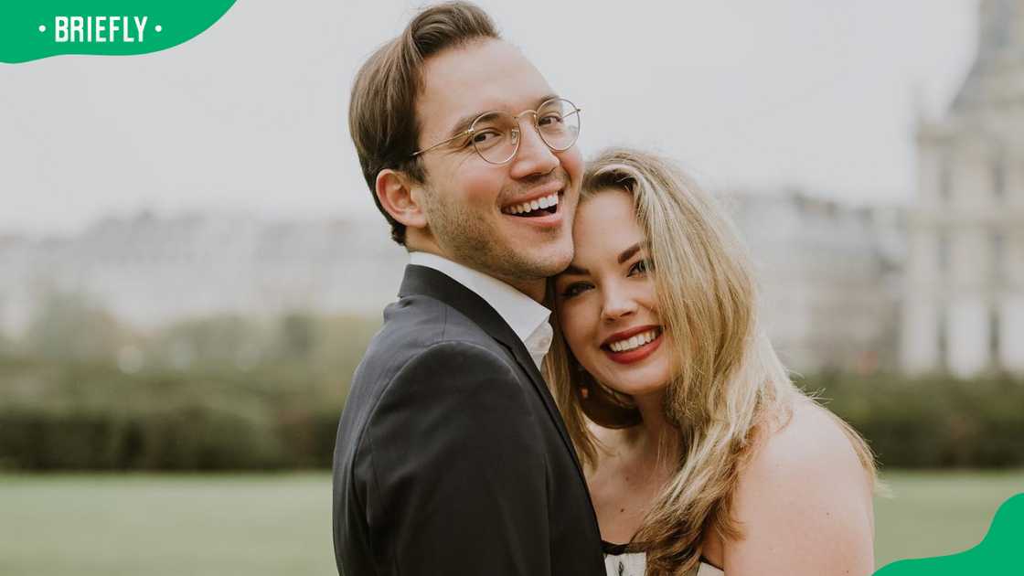 Clayton Grimm and Bella Muller in Canon, GA, United States. Clayton Grimm and Bella Muller in Canon, GA, United States.