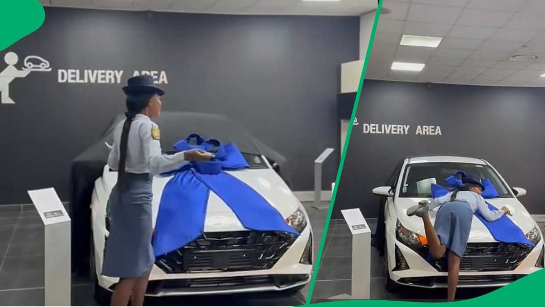 SAPS officer buys new car SAPS officer buys new car