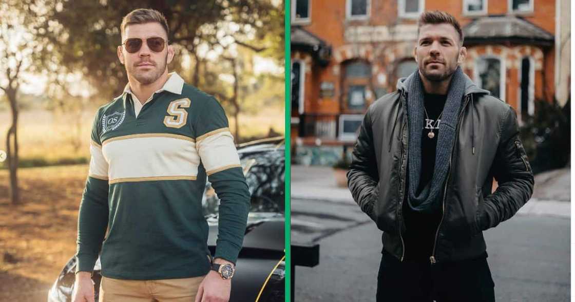 Dricus Du Plessis was celebrated by local celebrities. Dricus Du Plessis was celebrated by local celebrities.