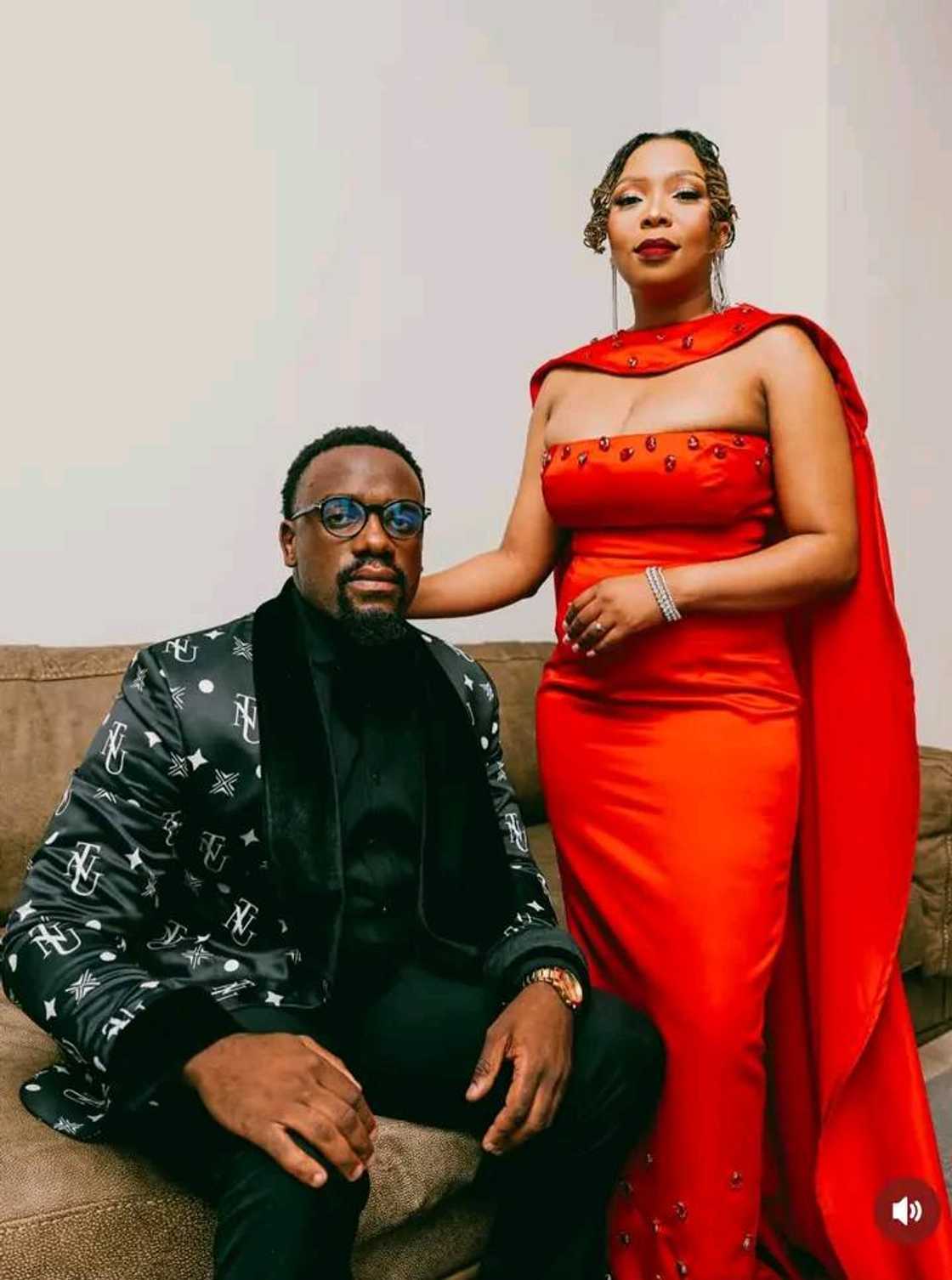 Bonko Khoza and Lesego have been married for five years.