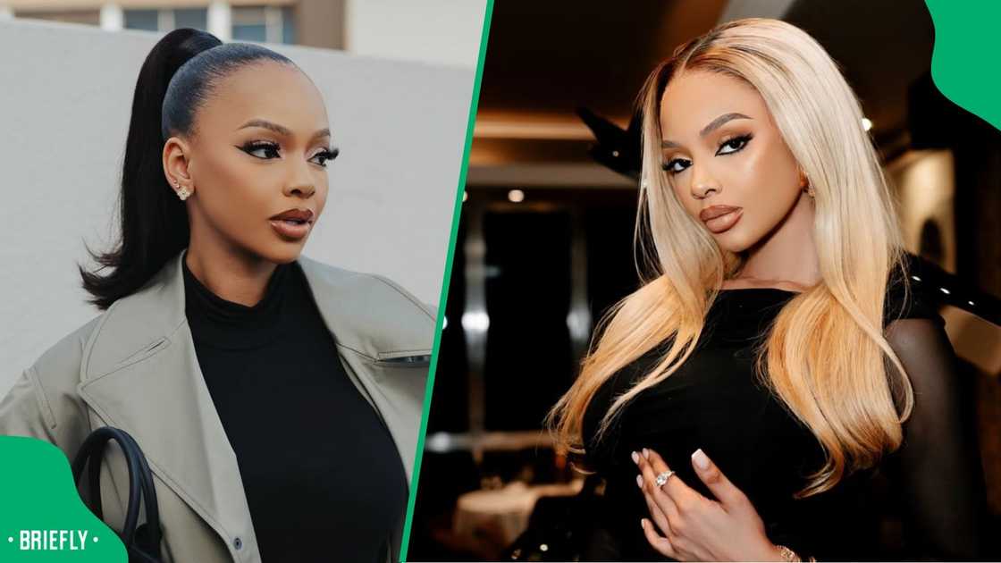 Mihlali Ndamase showed off her new pictures