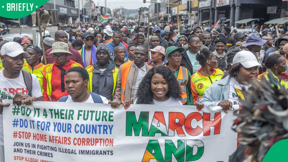 Delivery riders in Durban joined the March and March protests