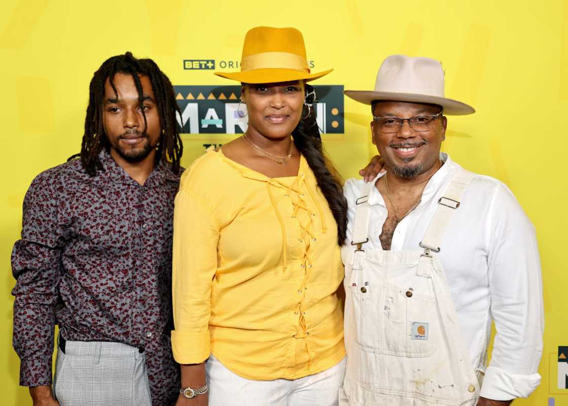 Guest, Melika Payne, and Carl Anthony Payne II