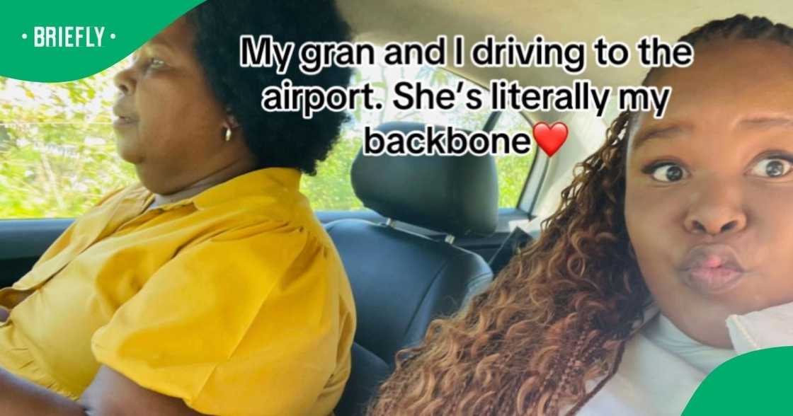 Mzansi enjoys lovely trip with gogo and granddaughter