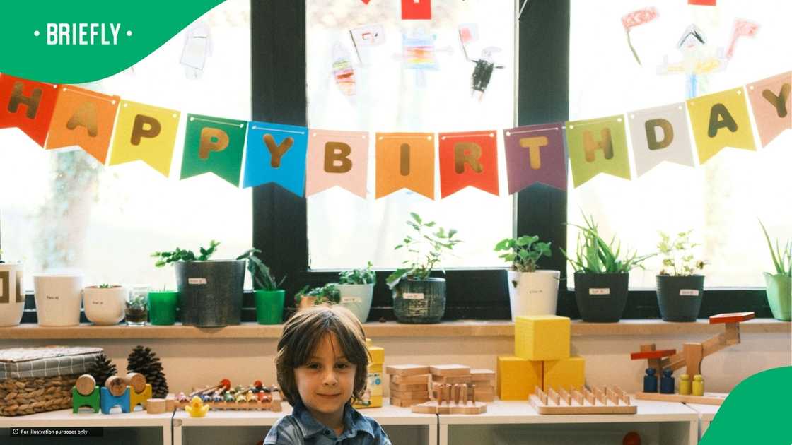 Kid touched by birthday party thrown by classmates