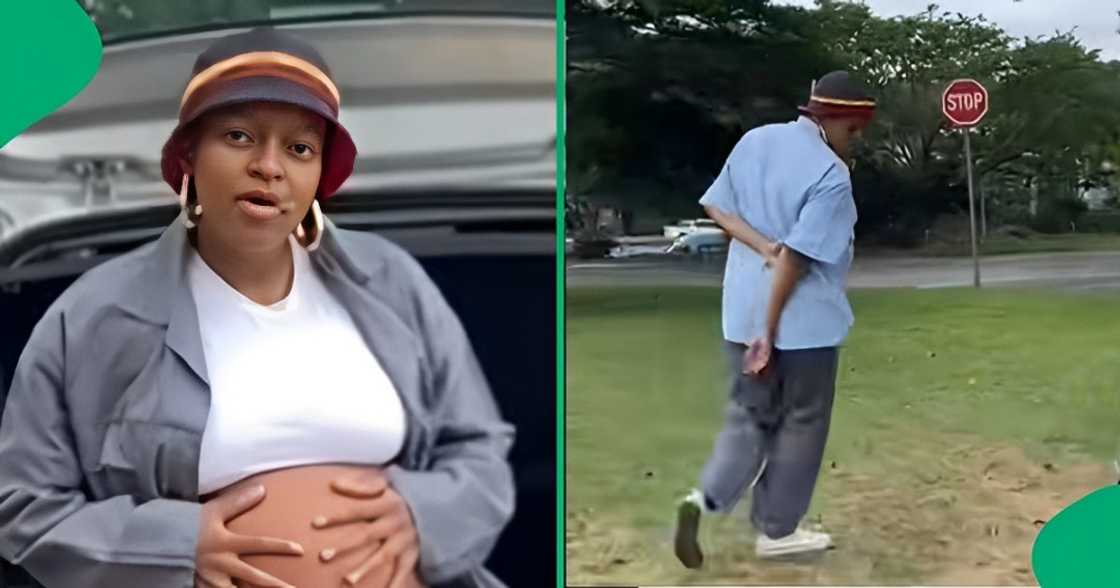A woman pantsula themed maternity photoshoot impressed Mzansi A woman pantsula themed maternity photoshoot impressed Mzansi