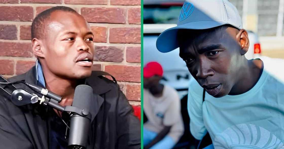 Homeless man Bonga Sithole sparked a beef with Alostro