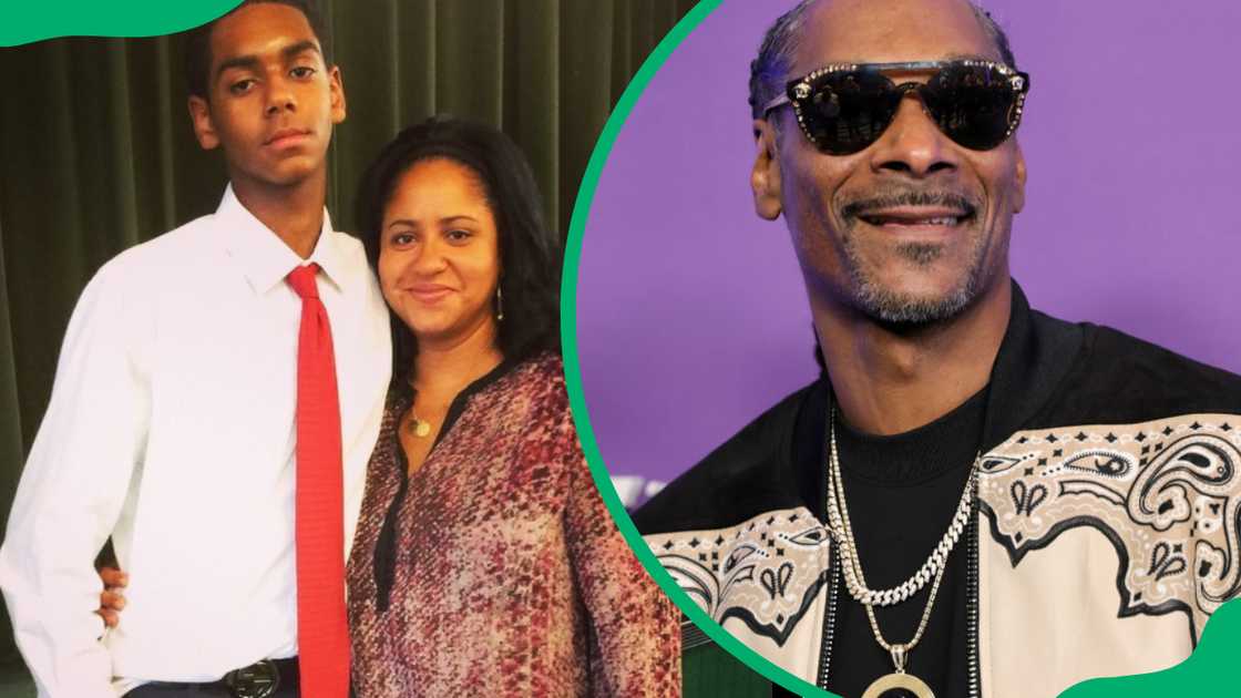 Laurie Holmond and her son Julian and Snoop Dogg Laurie Holmond and her son Julian and Snoop Dogg