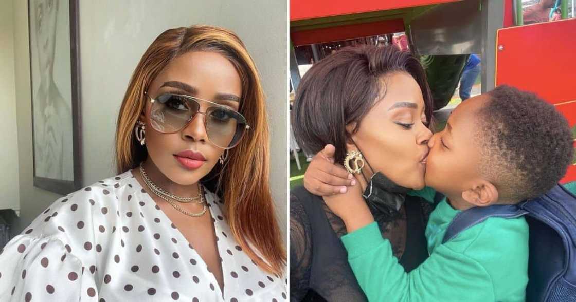 Thembi Seete, Son, Dakalo, Birthday Thembi Seete, Son, Dakalo, Birthday