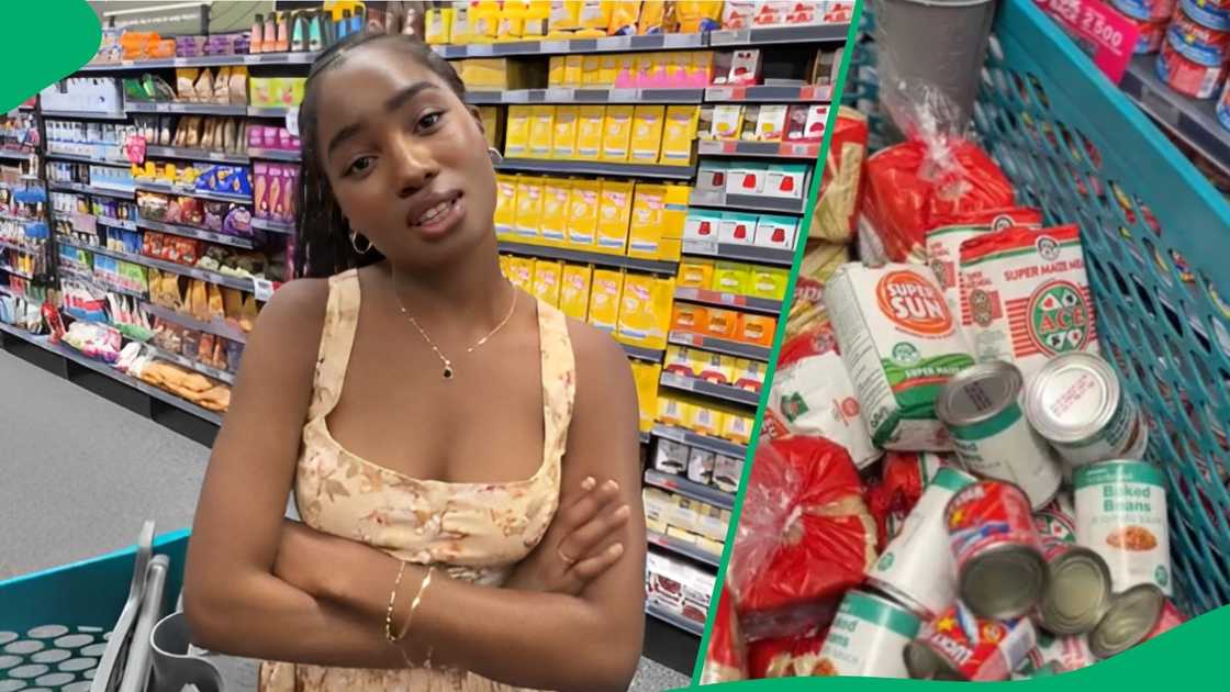 A TikTok user received love from Mzansi peeps after sharing a video getting food for people in need