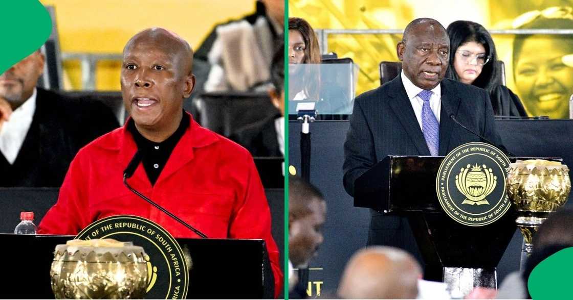 Julius Malema denied that he insulted Cyril Ramaphosa's father