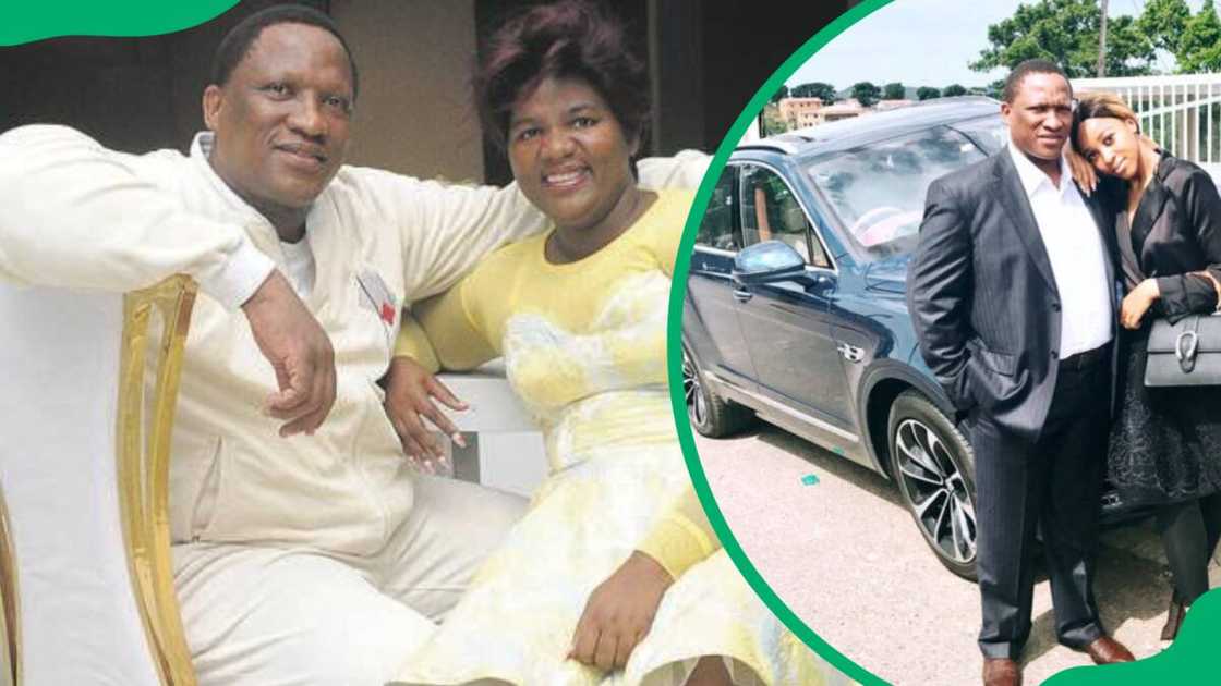 Sbu Mpisane and his ex-wife MaMkhize