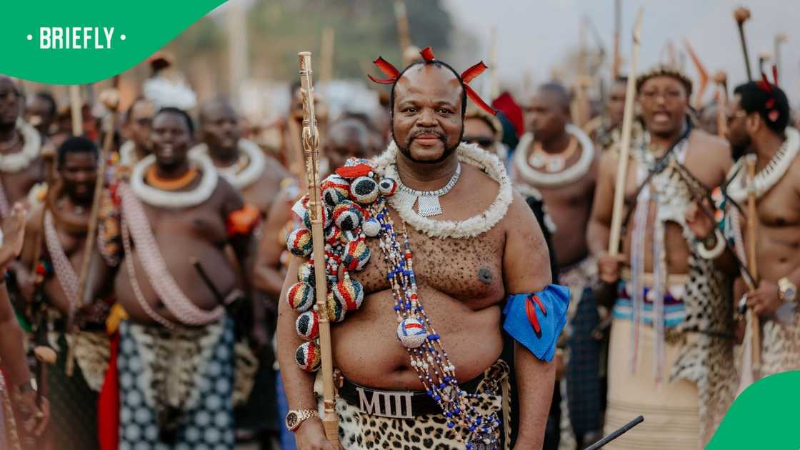 One of Swati king Mswati II's bodyguards reportedly commited suicide at the palace during coronation celebrations One of Swati king Mswati II's bodyguards reportedly commited suicide at the palace during coronation celebrations