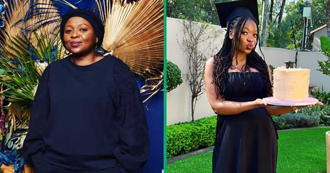 Manaka Ranaka has celebrated her daughter Thandokuhle Ranaka after she graduated. Manaka Ranaka has celebrated her daughter Thandokuhle Ranaka after she graduated.