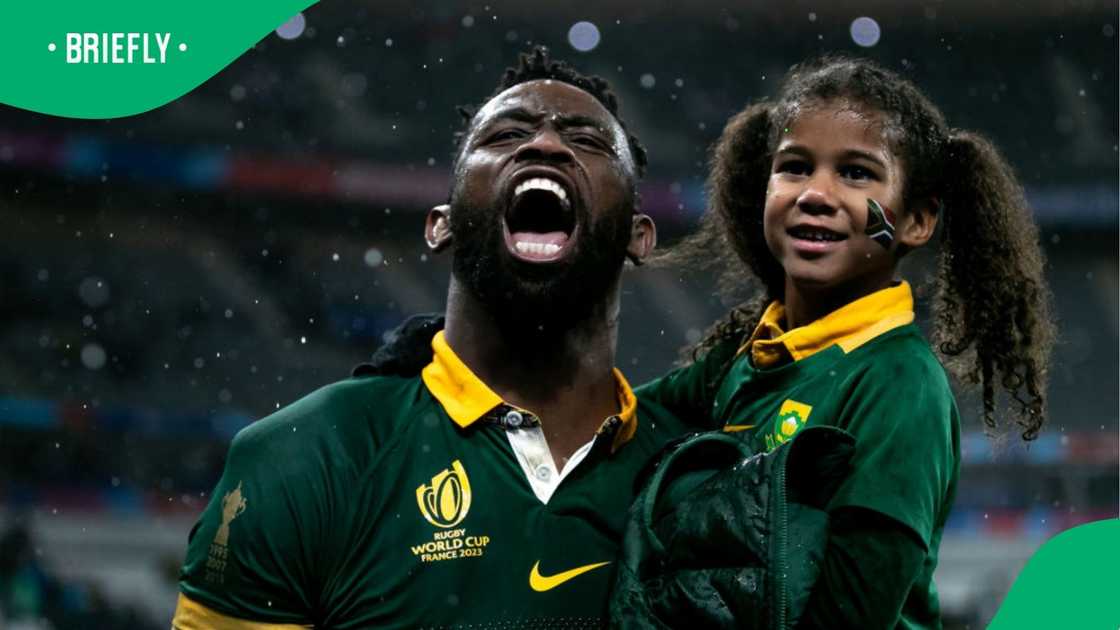 Siya Kolisi attends daughter Keziah Kolisi's school sports event Siya Kolisi attends daughter Keziah Kolisi's school sports event