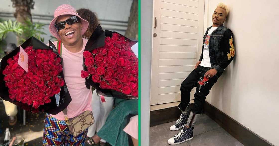 Somizi Mhlongo showed off his alleged engagement Somizi Mhlongo showed off his alleged engagement
