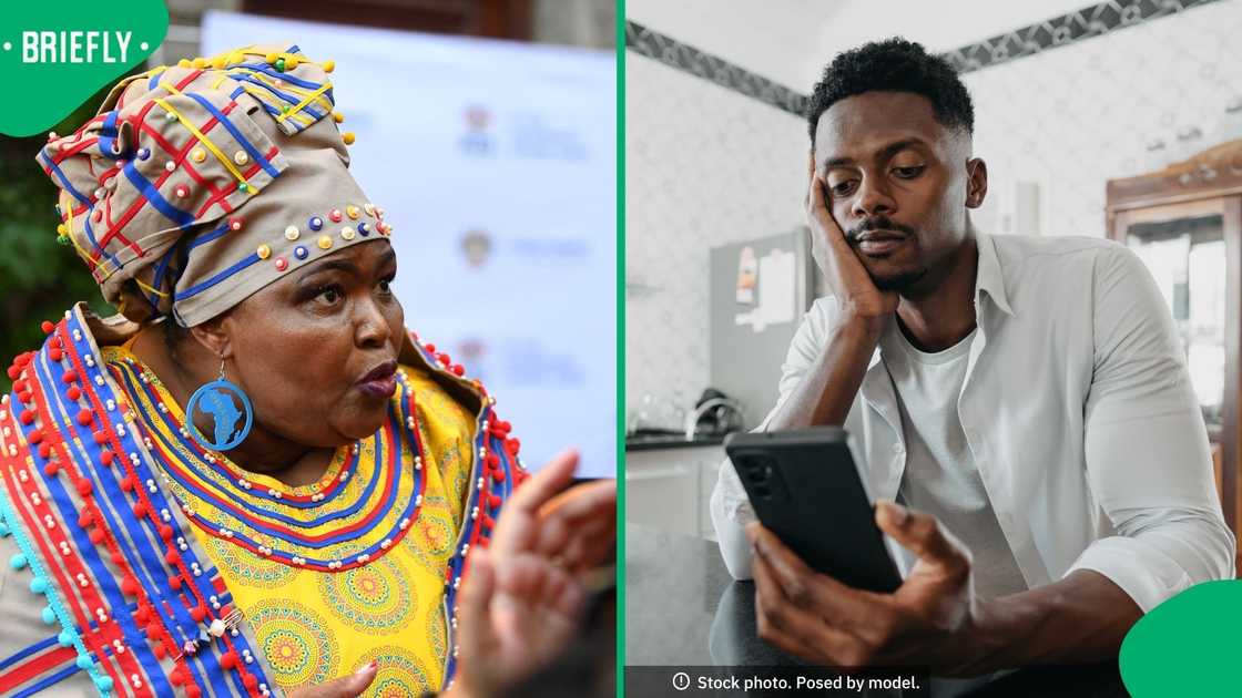 Minister Pemmy Majodina has apologised for swearing at a disabled resident Minister Pemmy Majodina has apologised for swearing at a disabled resident