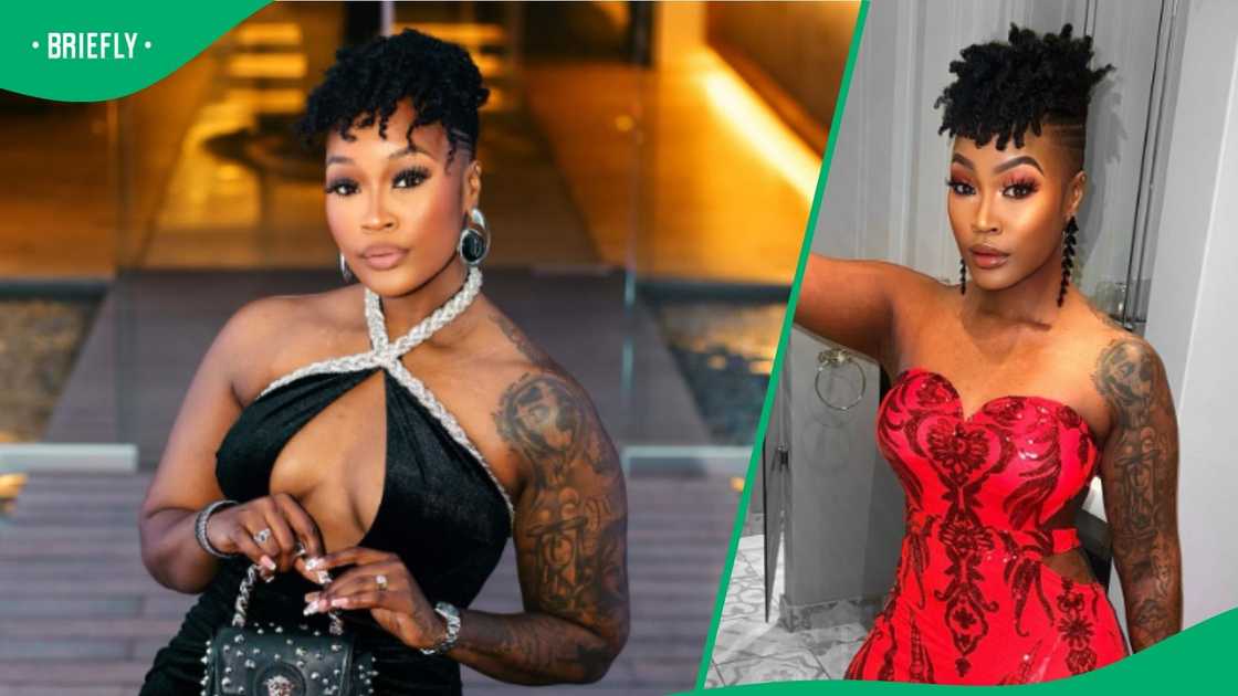 Lamiez Holworthy has taken on a TikTok challenge.