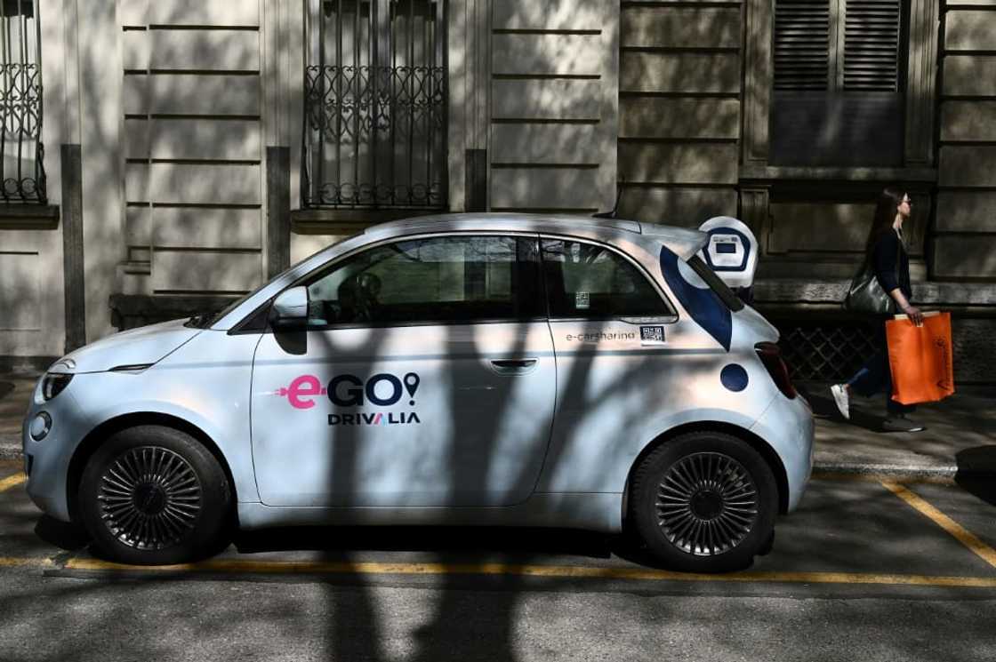 Italy is a laggard when it comes to electric cars with relatively few charging stations and its national automaker Fiat producing only one electric car model -- a version of its iconic 500 Italy is a laggard when it comes to electric cars with relatively few charging stations and its national automaker Fiat producing only one electric car model -- a version of its iconic 500