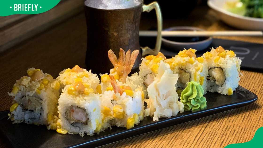 YU Restaurant's sushi menu