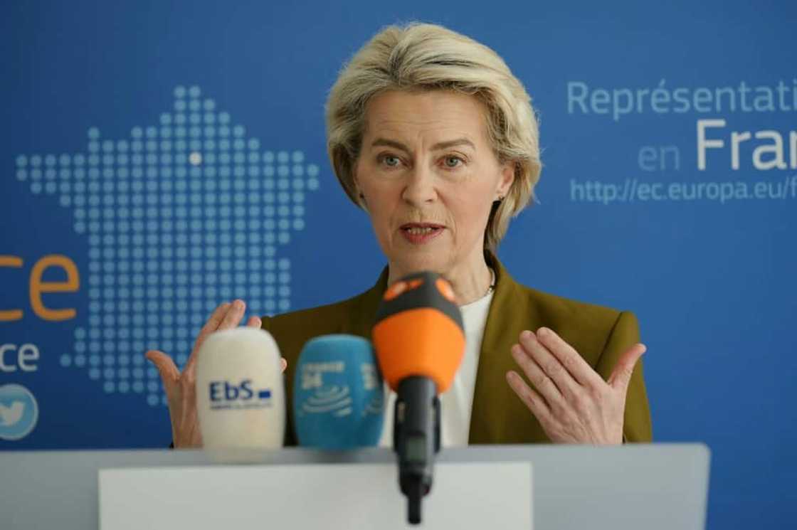 European Commission President Ursula von der Leyen complained Chinese goods were flooding the European market European Commission President Ursula von der Leyen complained Chinese goods were flooding the European market