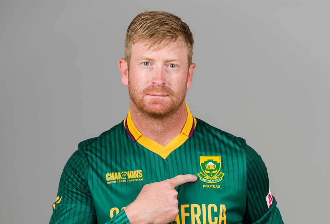 Heinrich Klaasen of South Africa poses for a portrait during the ICC Champions Trophy Portrait Session in Karachi Heinrich Klaasen of South Africa poses for a portrait during the ICC Champions Trophy Portrait Session in Karachi