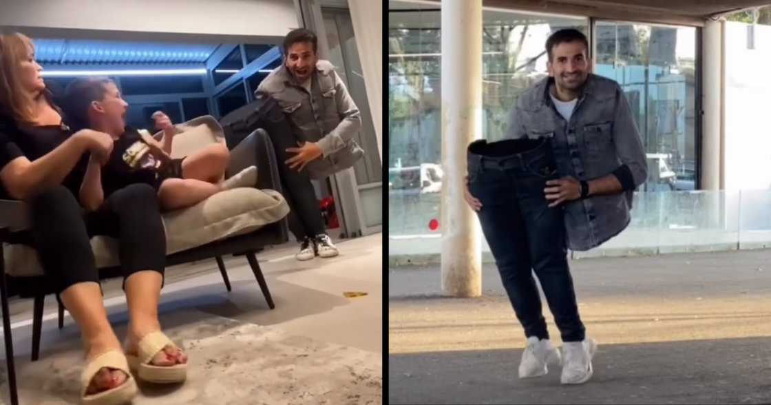 Insane prank, severed man, decapitated man, scared, freaked out Insane prank, severed man, decapitated man, scared, freaked out