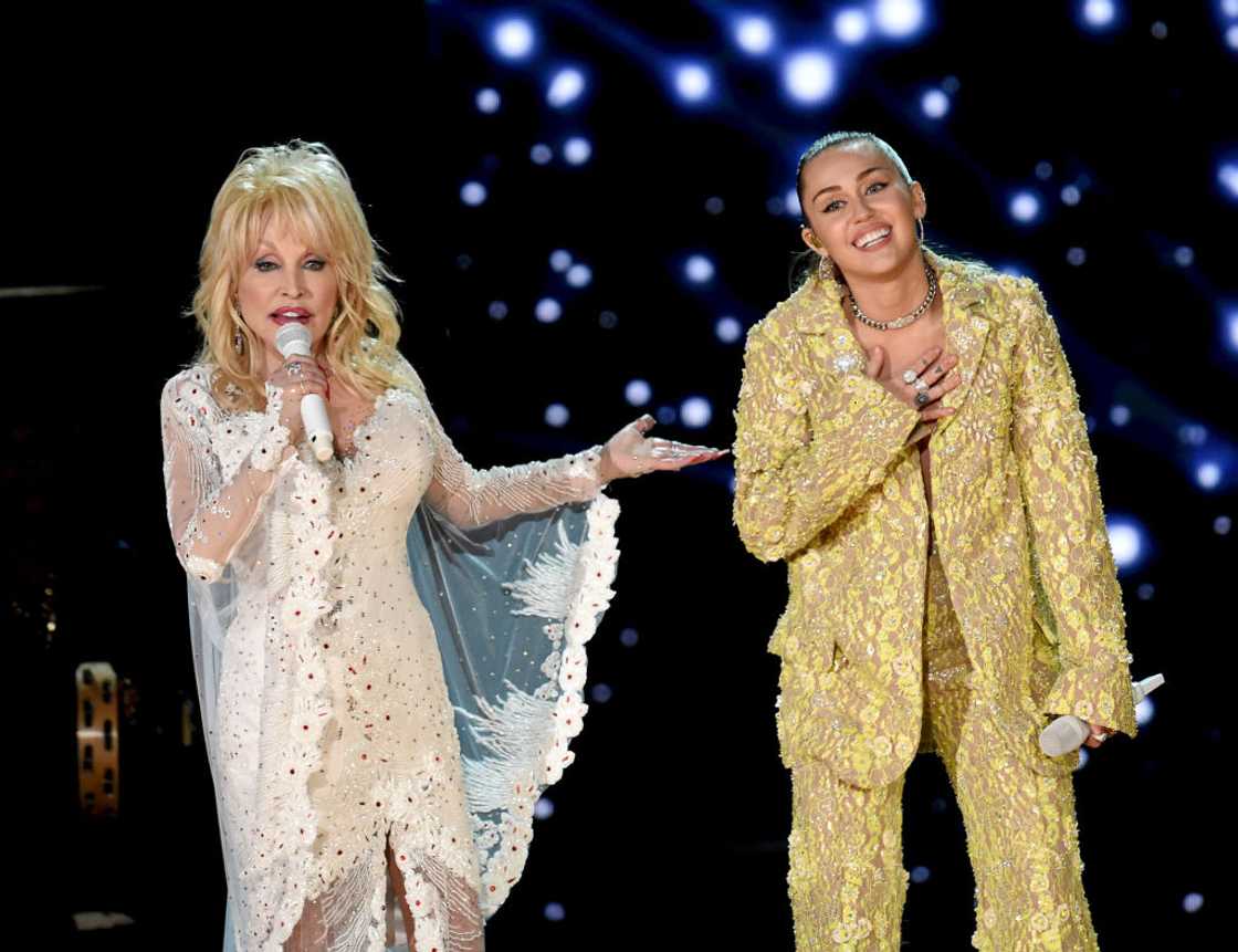 Miley Cyrus and Dolly were close.