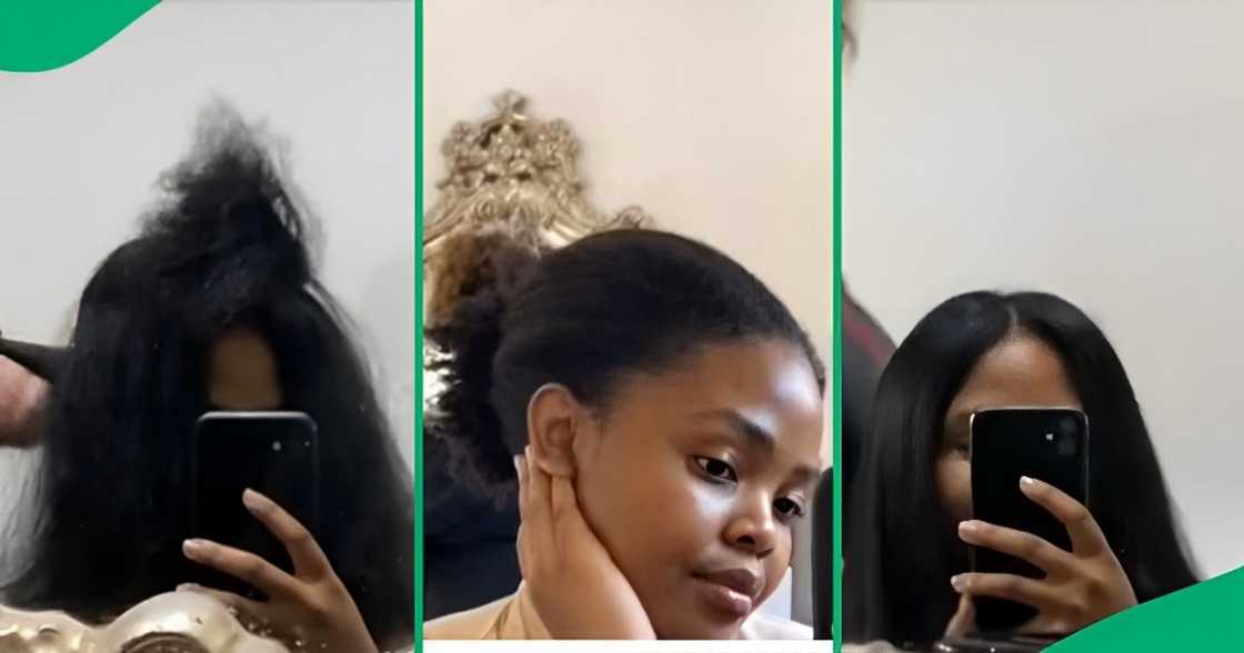 Lady spends R900 on silk press Lady spends R900 on silk press