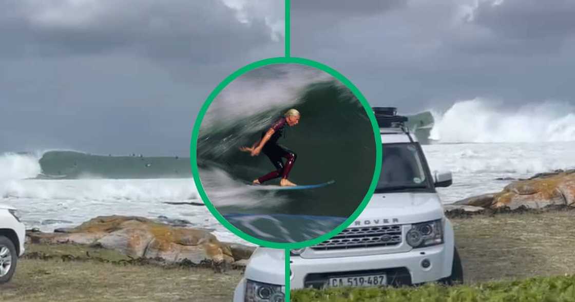 Cape Town, surfing, waves, Mzansi, South Africa, TikTok video