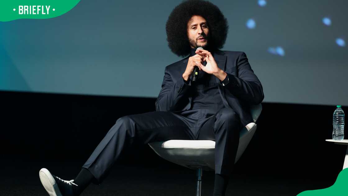 Colin Kaepernick at George R. Brown Convention Center Colin Kaepernick at George R. Brown Convention Center