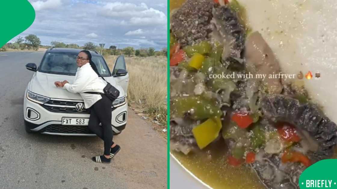 The video showed her confidently demonstrating each step of the unconventional cooking process The video showed her confidently demonstrating each step of the unconventional cooking process