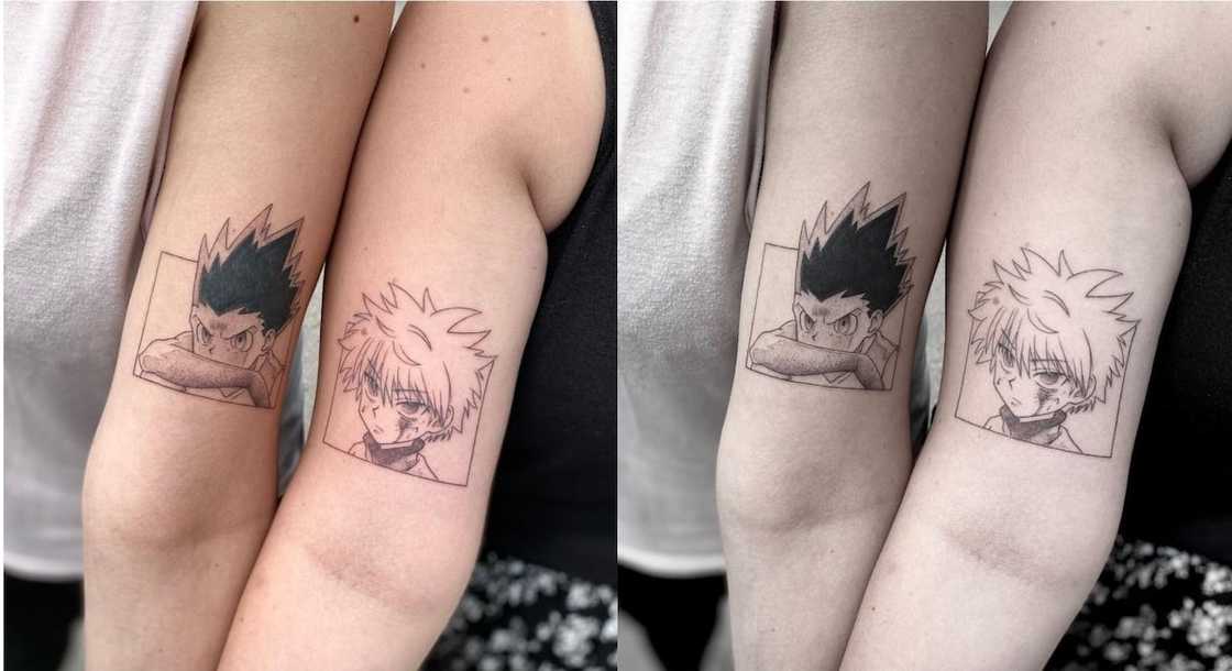 Matching anime characters