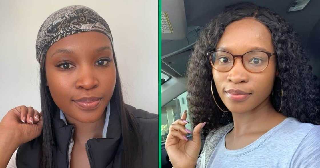 Black woman poses for photo. Black woman poses for photo.